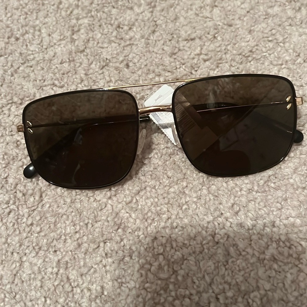 STELLA MCCARTNEY SQUARE ‘AVIATOR’ SUNGLASSES